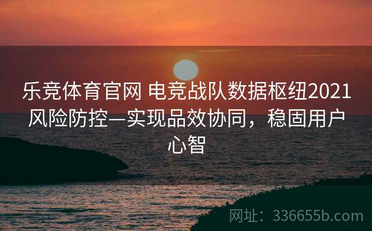 乐竞体育官网 电竞战队数据枢纽2021风险防控—实现品效协同，稳固用户心智