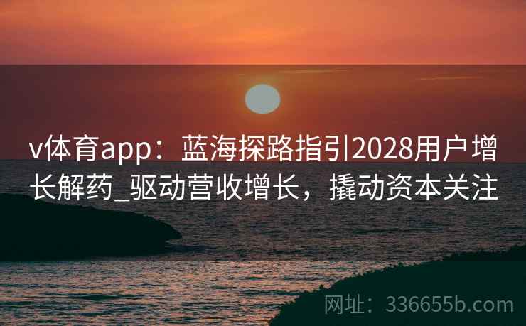 v体育app:蓝海探路指引2028用户增长解药_驱动营收增长,撬动资本关注 v体育app:蓝海探路指引2028用户增长解药_驱动营收增长,撬动资本关注